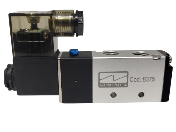 Valv Solen Mola 5/2 Vias 1/4 Escape De 1/8 Bobina Dc24