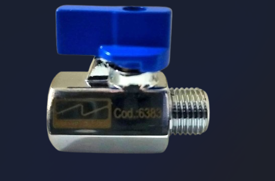 Mini válvula Esfera Macho/Femea 1/4